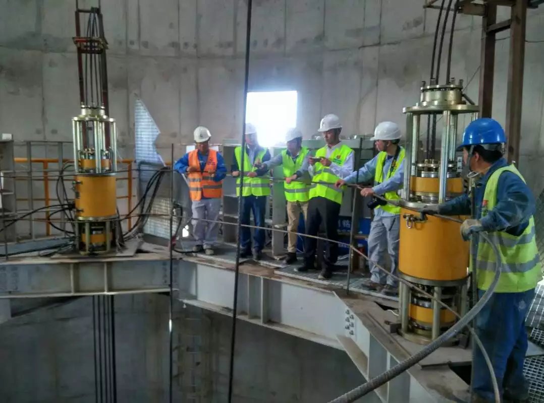 摩洛哥杰拉达电厂烟囱钢结构提升工程